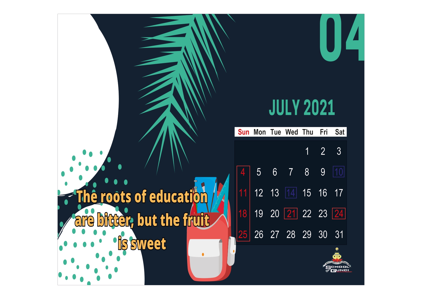 Academic Calendar 2021-04 37